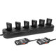 6 Slot Walkie Talkie Charger Two Way Ham Radio Charging Cradle for 888S 666S 777S