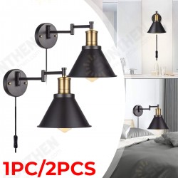 110V Adjustable Brightness Vintage Wall Lights American Folding Rotating Wall Light Beautiful Retro Industrial Wall Lamp Without Bulb 110V Adjustable Brightness Vintage Wall Lights American Folding Rotating Wall Light Beautiful Retro Industrial Wall Lamp Without Bulb