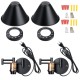 1/2Pcs 220V Adjustable LED Wall Light Lampshade Lamp Cover Holder Fixture Dinning Room Without Bulb