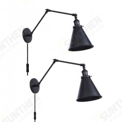 1/2Pcs Adjustable Brightness Vintage Wall Lights 110V All Directions Adjustable Beautiful Retro Industrial Wall Lamp Without Bulb 1/2Pcs Adjustable Brightness Vintage Wall Lights 110V All Directions Adjustable Beautiful Retro Industrial Wall Lamp Without Bulb