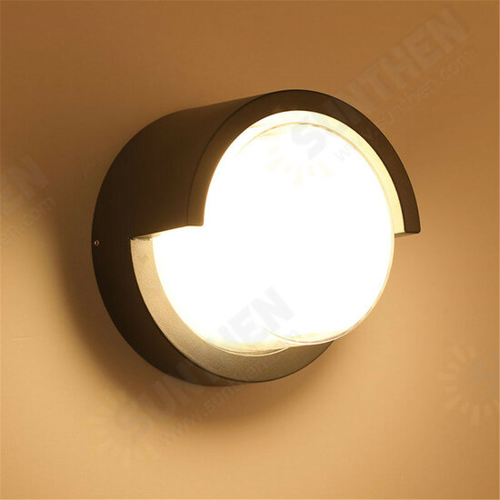 12W LED Wall Light Waterproof Human Body Induction Lamp Walkway Outdoor Garden