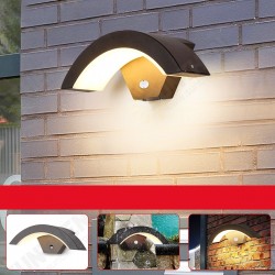 15W LED Outdoor Light Wall Lamp House Lighting with Motion Sensor Anthracite 15W LED Outdoor Light Wall Lamp House Lighting with Motion Sensor Anthracite