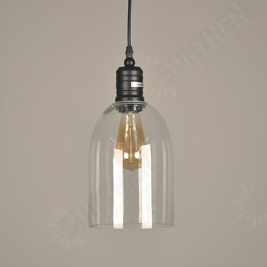 16x33cm Modern Ceiling Light LED Pendant Lamp Glass Dining Room Chandelier Fixtures for E27