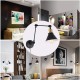 1PCS/2PCS 60W 110V US Plug Industrial Black Sconce Adjustable Swing Arm Angle Vintage Wall Mount Plug in Lamp