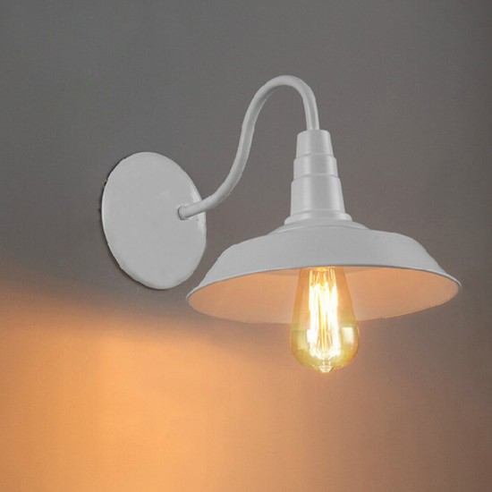 26CM Retro Vintage Wall Light American Rustic Industrial Lamp for Indoor Home Bedroom Hallway AC220V