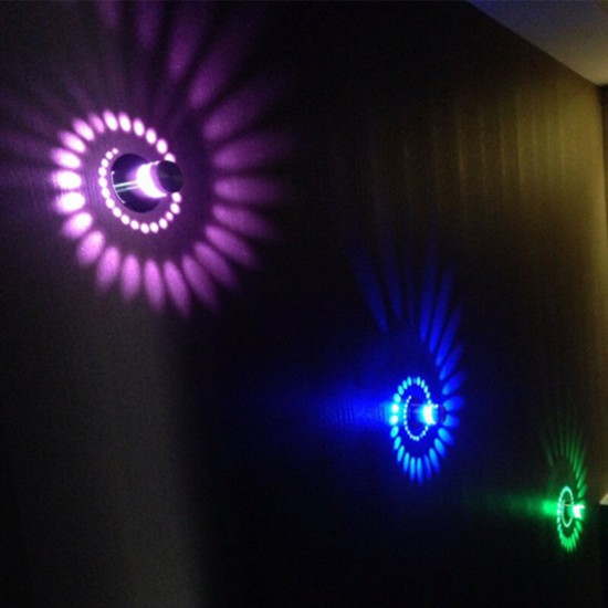 3W LED Cylinder Creative Wall Lamp 95-265V Aluminum Ceiling Aisle Wall Lamp Entrance Background KTV Light Effect