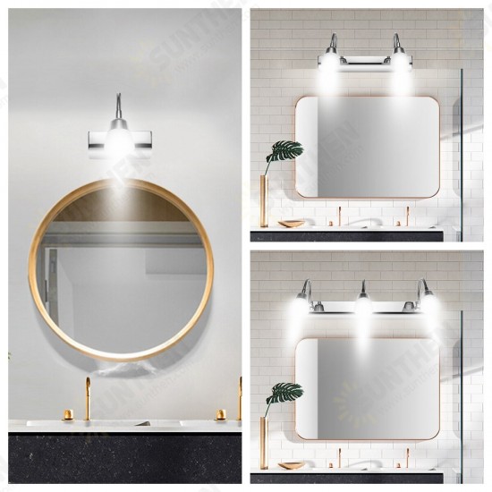 3W/6W/9W LED Bathroom Vanity Light Mirror Front Light Makeup Wall Lamp Fixture 1/2/3Head