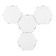 4x Modular LED Touch Wall Lamp Hexagonal Honeycomb Magnetic Quantum Night Light