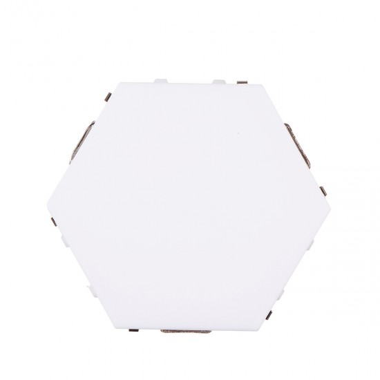 4x Modular LED Touch Wall Lamp Hexagonal Honeycomb Magnetic Quantum Night Light