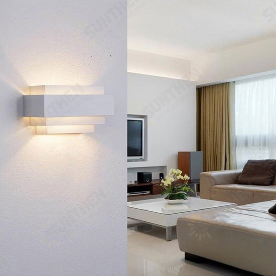 5W E27 Up & Down Modern Wall Light Metal Indoor Bedroom Bedside Sconce Ceiling Lamp AC220V