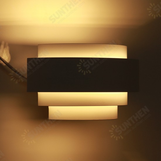 5W E27 Up & Down Modern Wall Light Metal Indoor Bedroom Bedside Sconce Ceiling Lamp AC220V