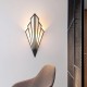5W LED Wall Lamps Corridor Aisle Staircase Bedroom E14 Wall Lights Hotel Bedside Lamp Fan-shaped Indoor Decoration Lighting