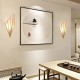 5W LED Wall Lamps Corridor Aisle Staircase Bedroom E14 Wall Lights Hotel Bedside Lamp Fan-shaped Indoor Decoration Lighting