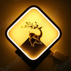 85-265V Modern Minimalist LED Wall Light Deer Pattern Living Room Bedroom Bedside Wall Lamp 85-265V Modern Minimalist LED Wall Light Deer Pattern Living Room Bedroom Bedside Wall Lamp