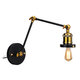 90-260V LED Wall Lamp Retro Lamp Industrial Vintage Bedside Wall Lamp Iron Loft Without Bulb