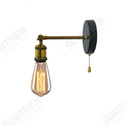 AC85-265V E27/E26 Adjustable Single Head Wall Lamp With Switch Bedside Retro Wall Light Without Bulb Stairs Bedroom Living Room AC85-265V E27/E26 Adjustable Single Head Wall Lamp With Switch Bedside Retro Wall Light Without Bulb Stairs Bedroom Living Room