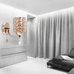 AC85-265V Luxury Crystal Wall Light Modern E27 Bedroom Aisle Sconce Lighting Lamp Fixtures Without Bulb AC85-265V Luxury Crystal Wall Light Modern E27 Bedroom Aisle Sconce Lighting Lamp Fixtures Without Bulb