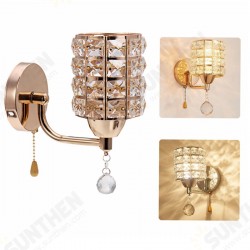 AC85-265V Luxury Crystal Wall Light Modern E27 Bedroom Aisle Sconce Lighting Lamp Fixtures Without Bulb AC85-265V Luxury Crystal Wall Light Modern E27 Bedroom Aisle Sconce Lighting Lamp Fixtures Without Bulb