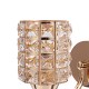 AC85-265V Luxury Crystal Wall Light Modern E27 Bedroom Aisle Sconce Lighting Lamp Fixtures Without Bulb