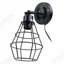 American Creative Vintage Wall Lamp E27 35W Industrial Style Retro Wrought Iron Light 220V American Creative Vintage Wall Lamp E27 35W Industrial Style Retro Wrought Iron Light 220V