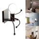 Creative Funny Modern Iron People Jumping E27 Wall Light Hanging Chandelier Fixtures Iron Art Bedside Lamp Black/White Bulb Not Include