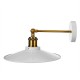 E26 Retro Metal Hanging Wall-mounted Light Cover American Style Lampshade with Swing Arm AC220V