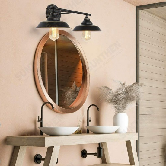 E26/E27 110-250V Antique Retro Vintage Industrial Wall Light Mirror Light Sconce Light Without Bulb