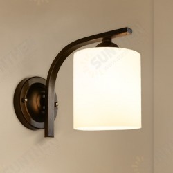 E27 American Style Bedroom Wrought Iron Retro Wall Lamp with Power Switch Cord Without Bulb E27 American Style Bedroom Wrought Iron Retro Wall Lamp with Power Switch Cord Without Bulb
