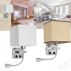 E27 Cloth Modern LED Wall Lamp Sconce Light for Hallway Bedroom Bedside E27 Cloth Modern LED Wall Lamp Sconce Light for Hallway Bedroom Bedside