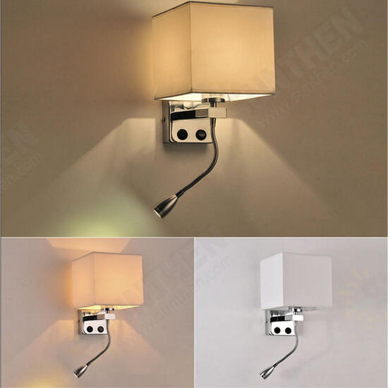 E27 Cloth Modern LED Wall Lamp Sconce Light for Hallway Bedroom Bedside