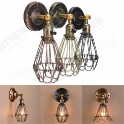 E27 Loft Metal Retro Vintage Rustic Sconce Wall Light Edison Lamp Bulb Fixture E27 Loft Metal Retro Vintage Rustic Sconce Wall Light Edison Lamp Bulb Fixture