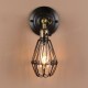 E27 Loft Metal Retro Vintage Rustic Sconce Wall Light Edison Lamp Bulb Fixture