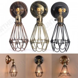 E27 Loft Metal Retro Vintage Rustic Sconce Wall Light Edison Lamp Bulb Fixture E27 Loft Metal Retro Vintage Rustic Sconce Wall Light Edison Lamp Bulb Fixture