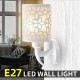 E27 Modern Flower Wall Lamp Bedroom Light Sconce Stair Lighting Fixtures with LED Bulb AC85-265V E27 Modern Flower Wall Lamp Bedroom Light Sconce Stair Lighting Fixtures with LED Bulb AC85-265V