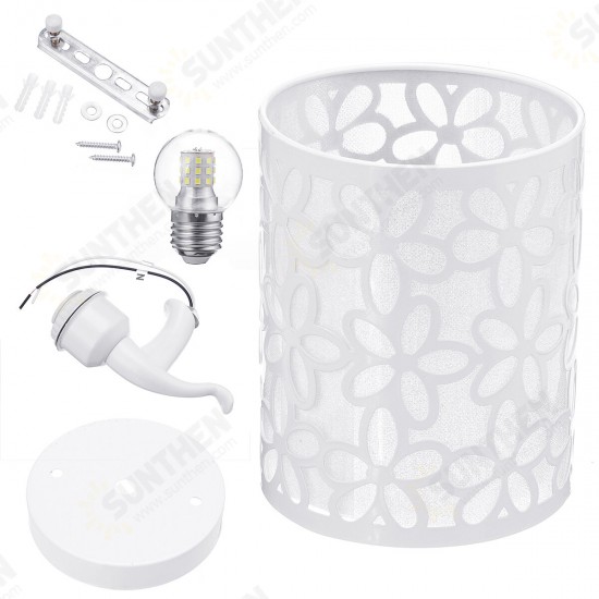 E27 Modern Flower Wall Lamp Bedroom Light Sconce Stair Lighting Fixtures with LED Bulb AC85-265V E27 Modern Flower Wall Lamp Bedroom Light Sconce Stair Lighting Fixtures with LED Bulb AC85-265V