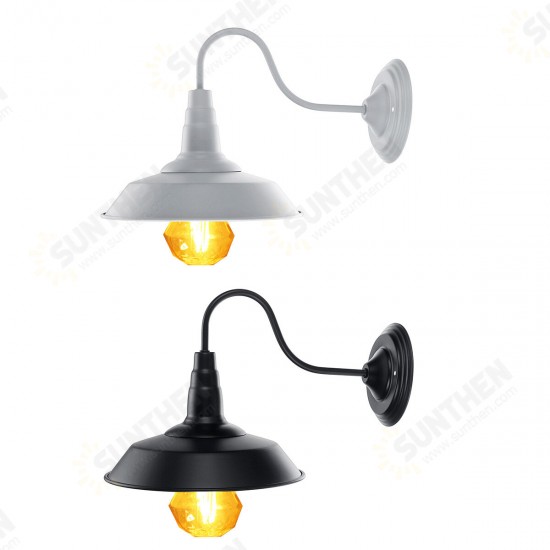 E27 Vintage Industrial Factory Iron Wall Lamp Light Shade Pendant Lampshade