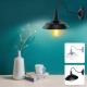 E27 Vintage Industrial Factory Iron Wall Lamp Light Shade Pendant Lampshade