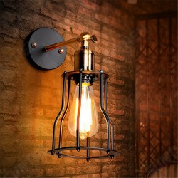 E27 Vintage Wall Light Home Bar Sconce Lamp Corridor Fixture Decoration AC85-265V E27 Vintage Wall Light Home Bar Sconce Lamp Corridor Fixture Decoration AC85-265V