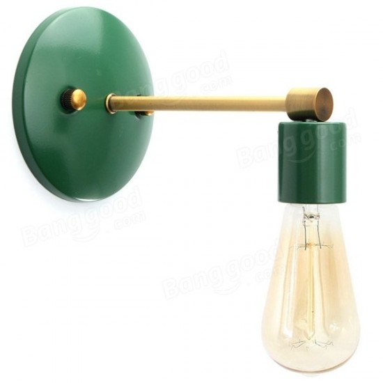 Loft Industrial Retro Vintage Sconce Wall Lamp Light Bulb Holder Bedroom Fixture