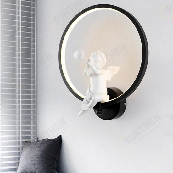 Modern Acrylic Angel Light LED Lamp Nordic Led Belt Room Wall Decor