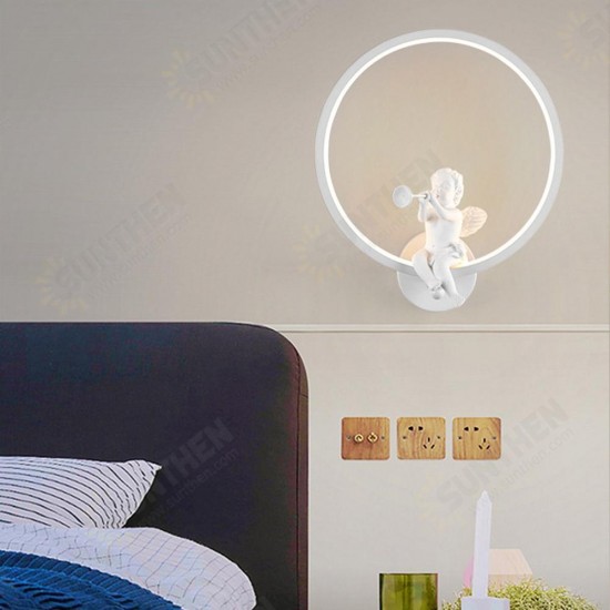 Modern Acrylic Angel Light LED Lamp Nordic Led Belt Room Wall Decor