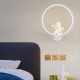 Modern Acrylic Angel Light LED Lamp Nordic Led Belt Room Wall Decor