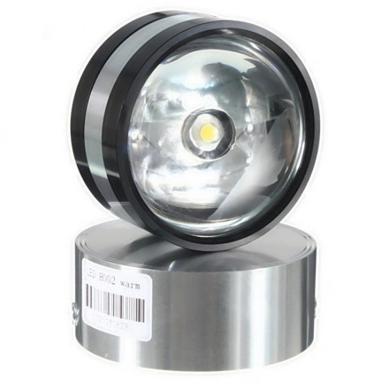 Modern Aluminum 2W LED Wall Lamp Light Crystal Ball Shape Indoor Room for Lighting