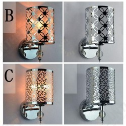 Modern Creative Pastorale Iron Crystal Wall Light Hallway Bedroom Lamp Modern Creative Pastorale Iron Crystal Wall Light Hallway Bedroom Lamp