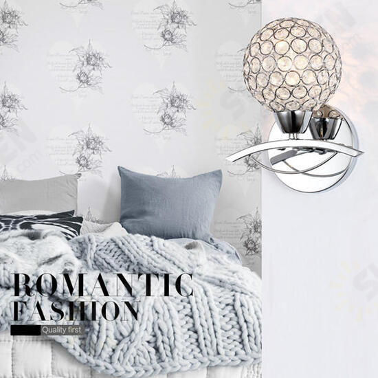 Modern Crystal Wall Lamp Fixture for Home Bedroom Living Room Decoration Modern Crystal Wall Lamp Fixture for Home Bedroom Living Room Decoration