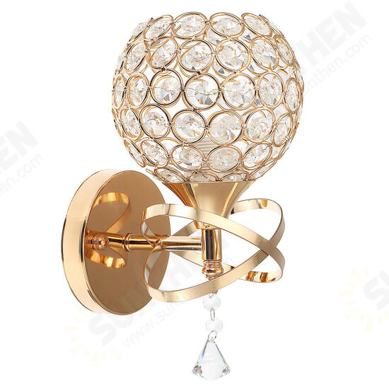 Modern Crystal Wall Lamp Mirror Front Light Sconce Bedroom Hallway Light Fixture