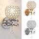 Modern Crystal Wall Lamp Mirror Front Light Sconce Bedroom Hallway Light Fixture