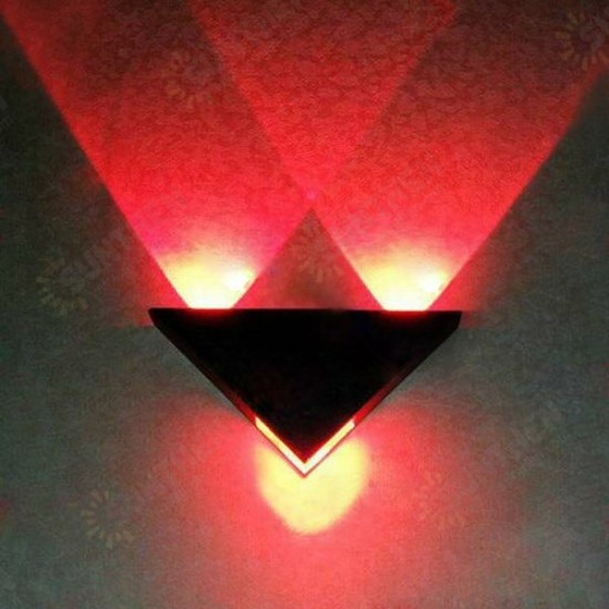 Modern High Power 3W LED Triangle Decoration Wall Light Sconce Spot