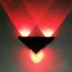 Modern High Power 3W LED Triangle Decoration Wall Light Sconce Spot