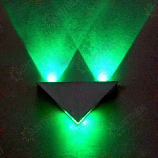 Modern High Power 3W LED Triangle Decoration Wall Light Sconce Spot